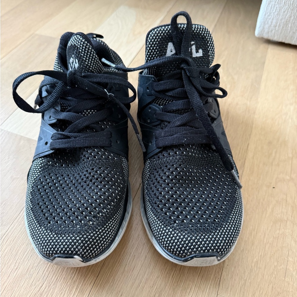 APL Ascend Black and White Mesh Sneakers